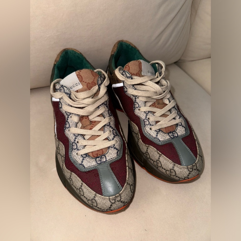 Gucci Rhyton Mixed Media Sneakers